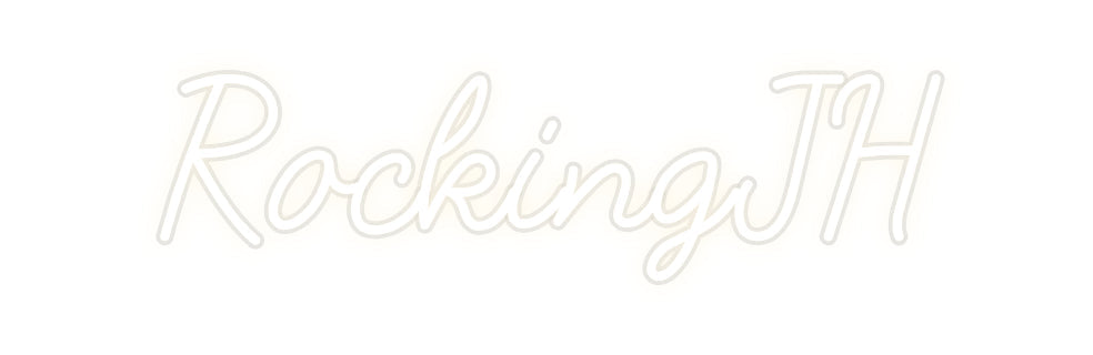 Customized Neon Sign: RockingJH