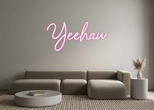 Customized Neon Sign: Yeehaw
