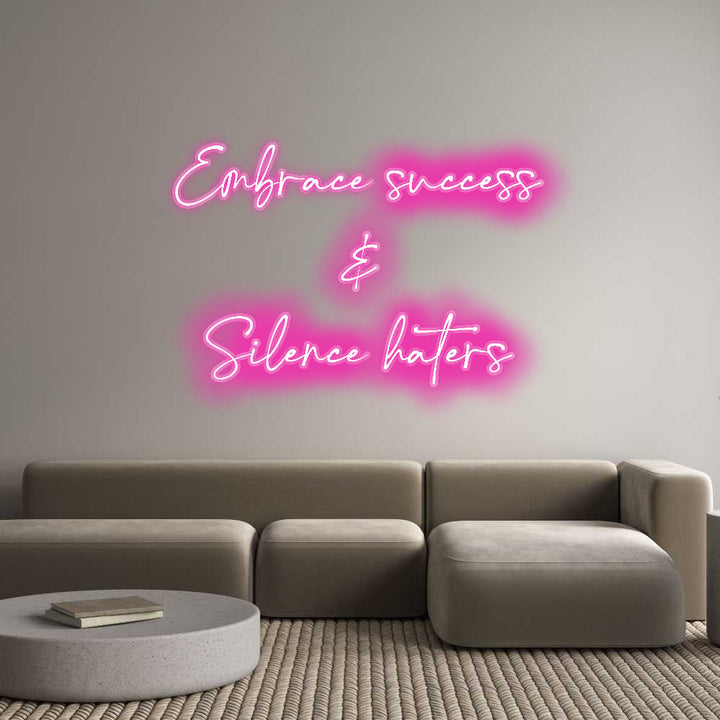 Customized Neon Sign: Embrace succe...