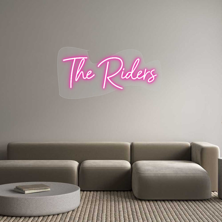 Customized Neon Sign: The Riders