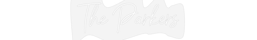Customized Neon Sign: The Parkers