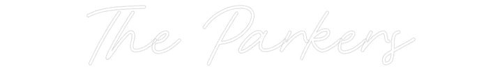 Customized Neon Sign: The Parkers