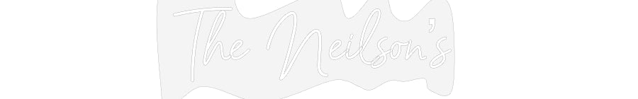 Customized Neon Sign: The Neilson’s