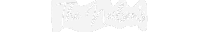 Customized Neon Sign: The Neilson’s