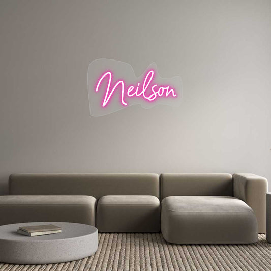 Customized Neon Sign: Neilson