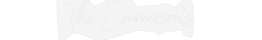 Customized Neon Sign: The Emmerson’s