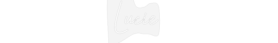 Customized Neon Sign: Lucie