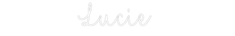 Customized Neon Sign: Lucie