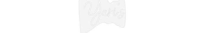 Customized Neon Sign: Yari's