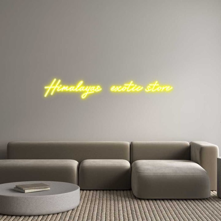 Customized Neon Sign: Himalayas  ex...
