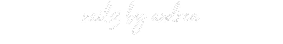 Customized Neon Sign: nailz by andrea