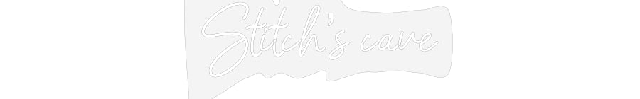 Customized Neon Sign: Stitch’s cave