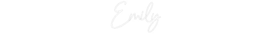 Customized Neon Sign: Emily