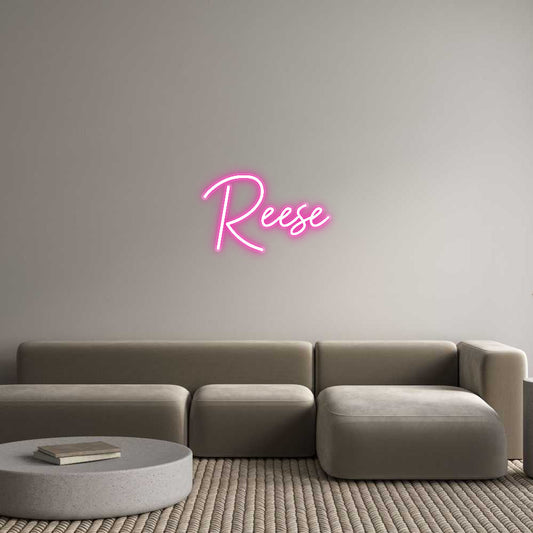 Customized Neon Sign: Reese