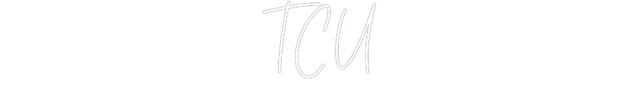 Customized Neon Sign: TCU