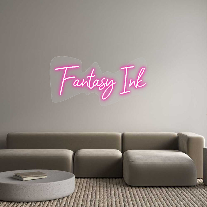 Customized Neon Sign: Fantasy Ink