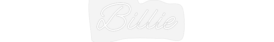 Customized Neon Sign: Billie