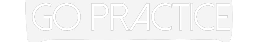 Customized Neon Sign: Go practice