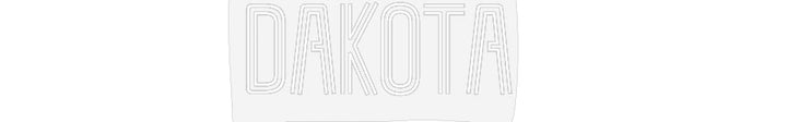 Customized Neon Sign: DAKOTA