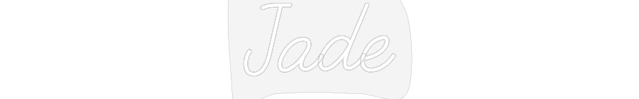 Customized Neon Sign: Jade