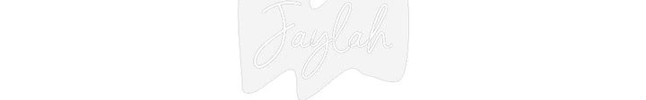 Customized Neon Sign: Jaylah
