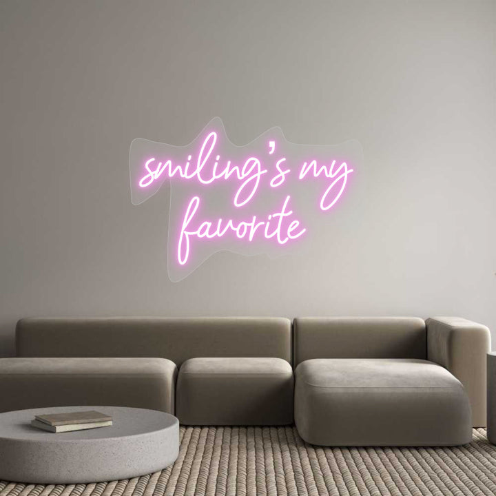 Customized Neon Sign: smiling’s my
...