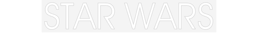 Customized Neon Sign: STAR WARS