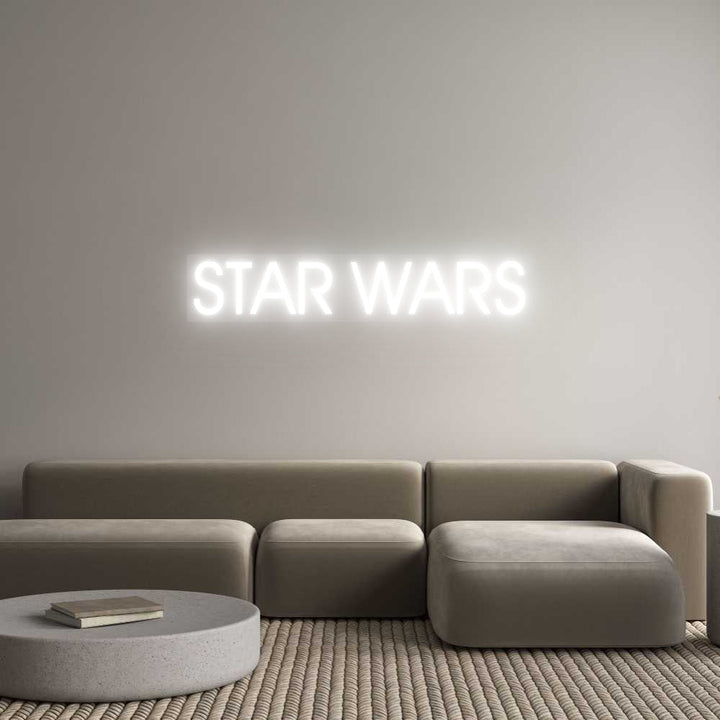 Customized Neon Sign: STAR WARS