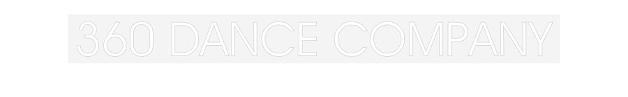 Customized Neon Sign: 360 DANCE COM...