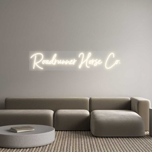 Customized Neon Sign: Roadrunner Ho...