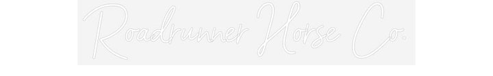 Customized Neon Sign: Roadrunner Ho...