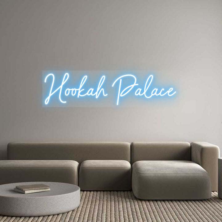 Customized Neon Sign: Hookah Palace