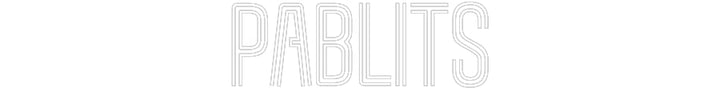 Customized Neon Sign: Pablits