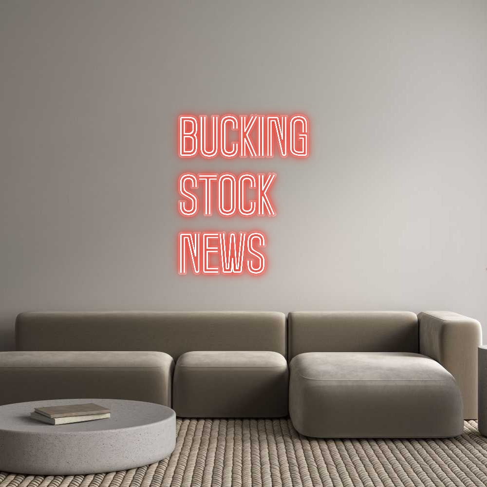 Customized Neon Sign: Bucking
Stoc...