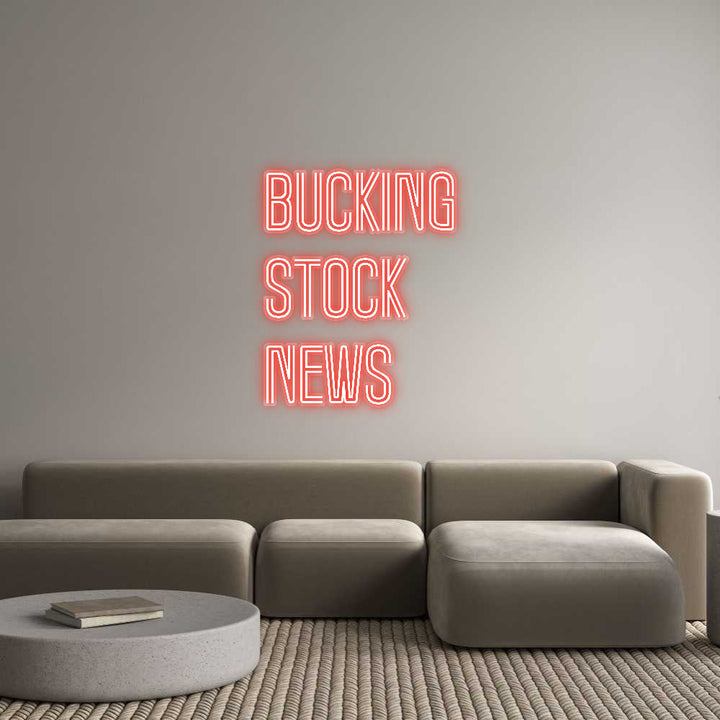 Customized Neon Sign: Bucking
Stoc...