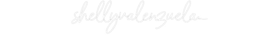 Customized Neon Sign: shellyvalenzu...