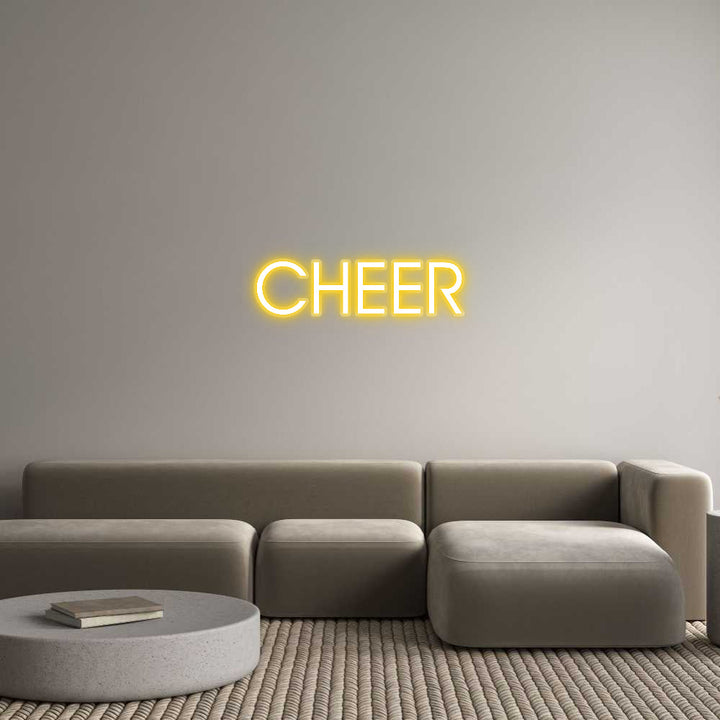 Customized Neon Sign: CHEER
