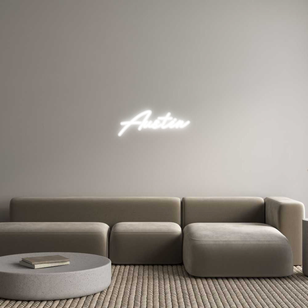 Customized Neon Sign: Austin