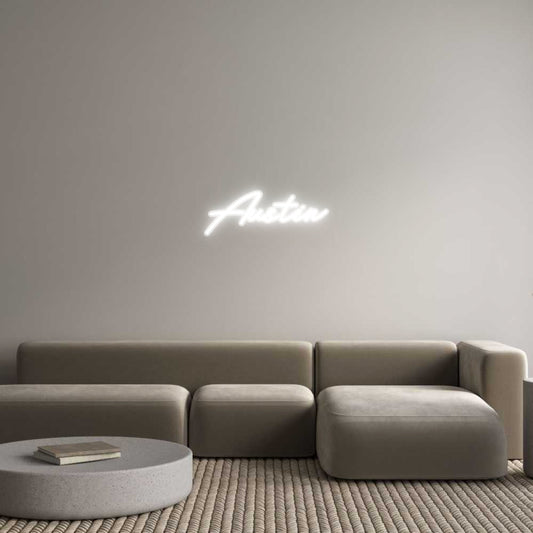 Customized Neon Sign: Austin