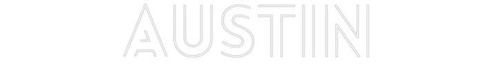 Customized Neon Sign: Austin