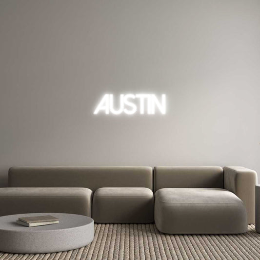 Customized Neon Sign: Austin