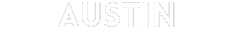 Customized Neon Sign: Austin