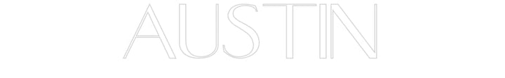 Customized Neon Sign: Austin