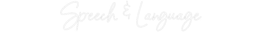 Customized Neon Sign: Speech & Lang...