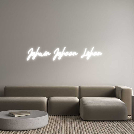 Customized Neon Sign: Jeshwin Jesha...