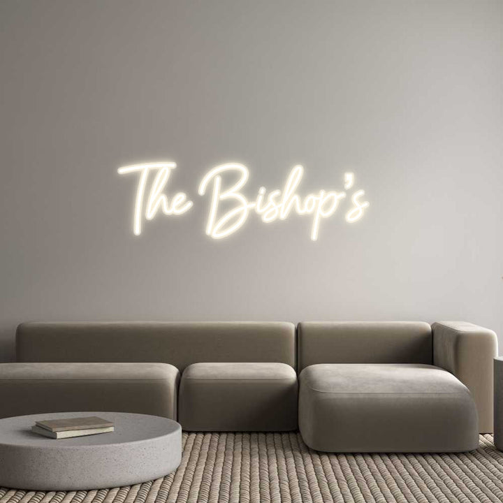 Customized Neon Sign: The Bishop’s