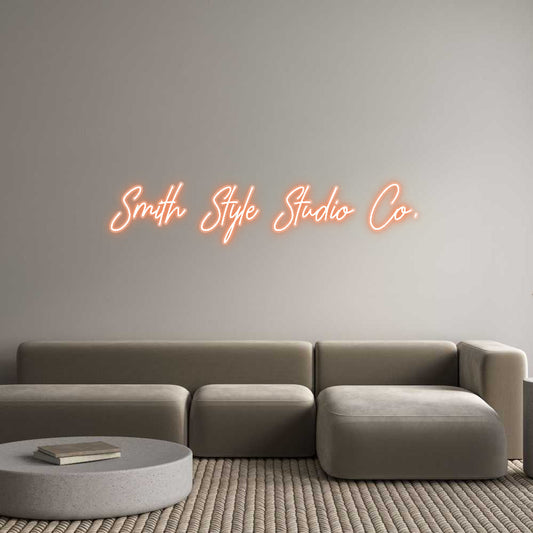 Customized Neon Sign: Smith Style S...
