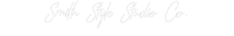 Customized Neon Sign: Smith Style S...