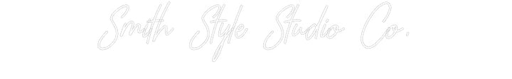Customized Neon Sign: Smith Style S...