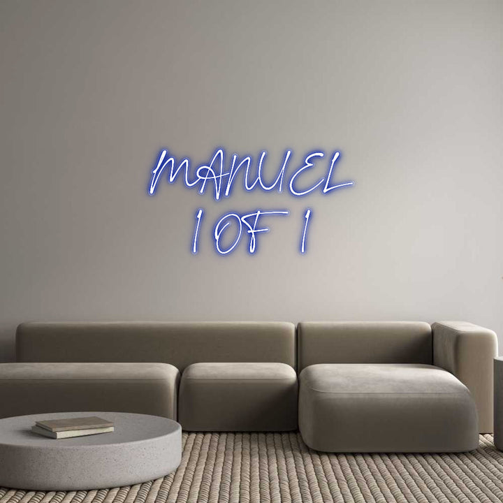 Customized Neon Sign: MANUEL
1 OF 1